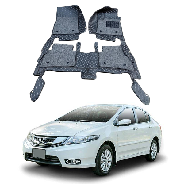 Honda City 9D Floor Mats For 2009-2022 Car Models