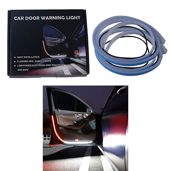 2Pcs Universal LED Door Warning Light