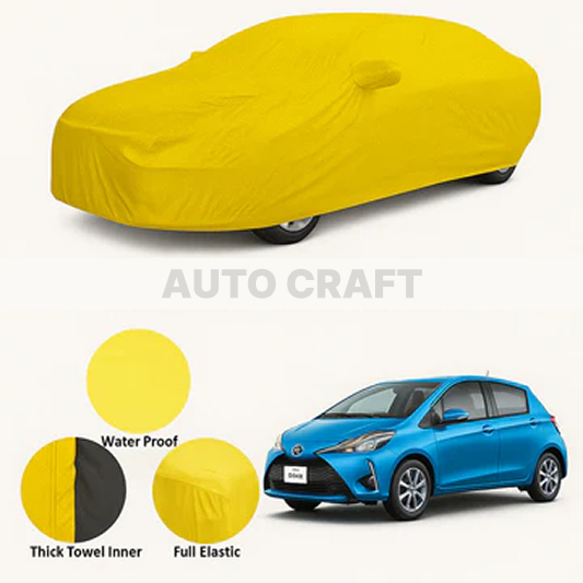 Toyota Vitz Microfiber Anti Scratch & Anti Swirls Water Resistant Top Cover | Model 2017 - 2022