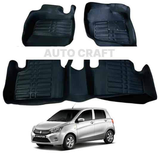 Suzuki Cultus 5D Floor Mats | 3 Pcs | Model 2017-2022 | Cultus Best Floor Mats | Cultus 5D Floor