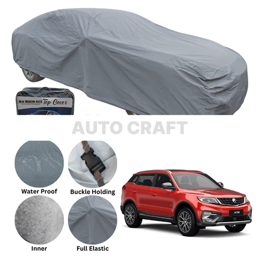 Proton X70 Anti Scratch Water Resistant PVC Cotton Top Cover