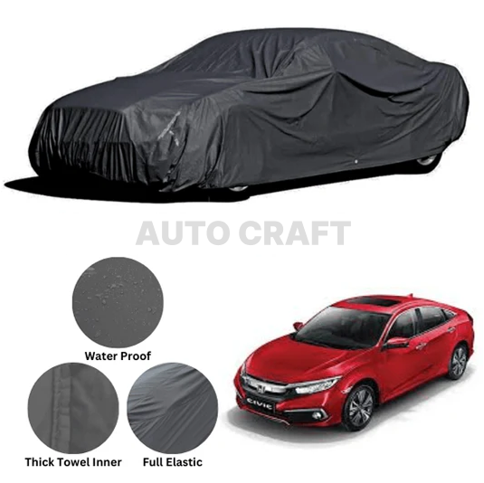 Honda Civic Microfiber Anti Scratch & Anti Swirls Water Resistant Top Cover | Model 2017 - 2021
