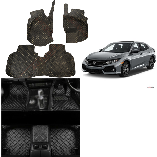 Honda Civic 7D Floor Mats For 2016-2022 Models