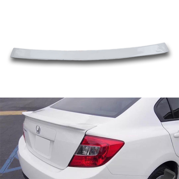 Honda Civic Spoiler White For 2013 -2016 Models