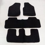 DFSK Glory 4Pcs Black Floor Carpet Mat For Cars