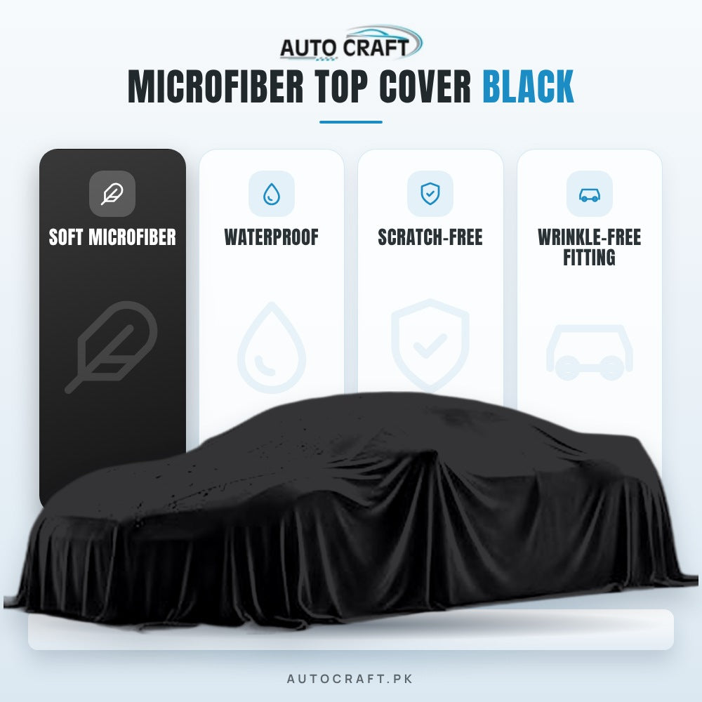 Microfiber Top Cover-Black