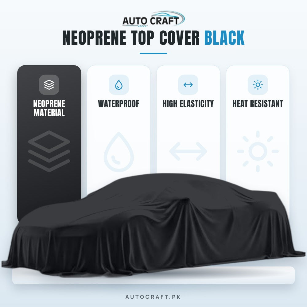 Neoprene Top Covers Black