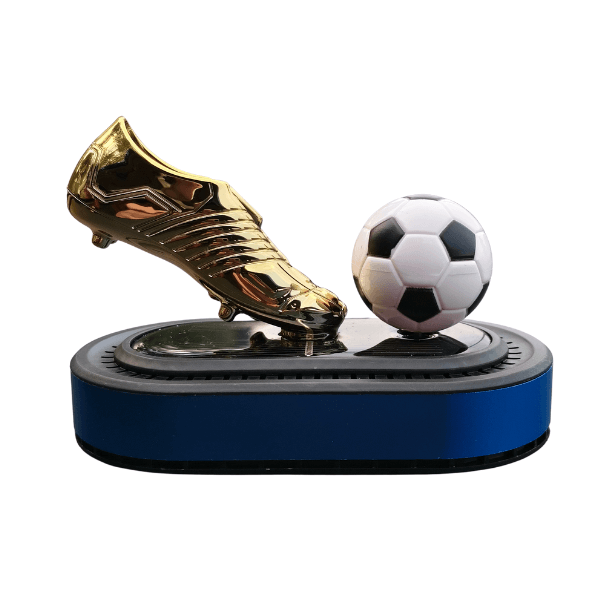 Car Dashboard Solar Air Freshener Soccer with Refill Perfume