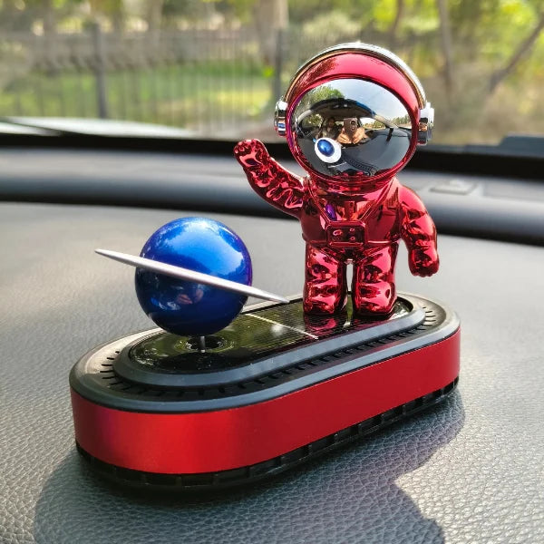 Car Dashboard Solar Air Freshener Astronaut with Refill Perfume