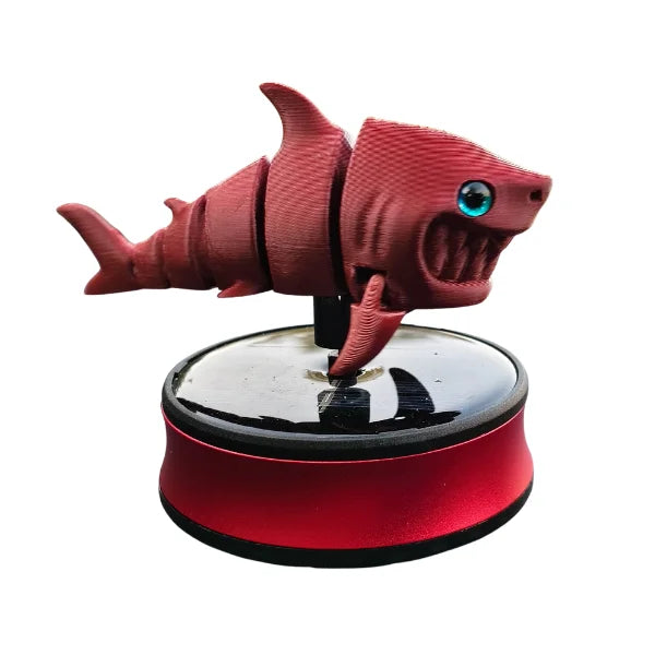 Car Dashboard Solar Air Freshener Shark with Refill Perfume