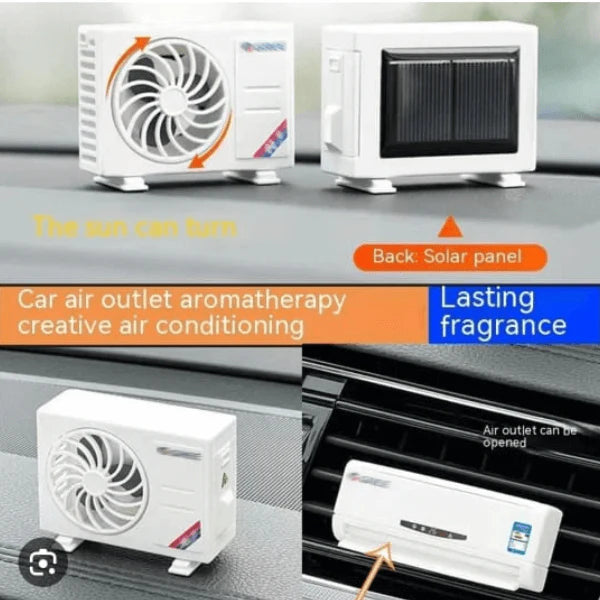 Solar Car Air Freshener Mini Air Conditioner