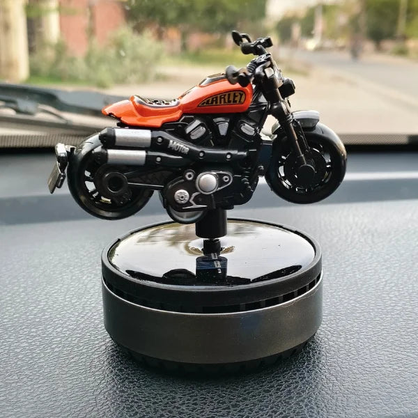 Car Dashboard Solar Air Freshener Harley Davidson with Refill Perfume