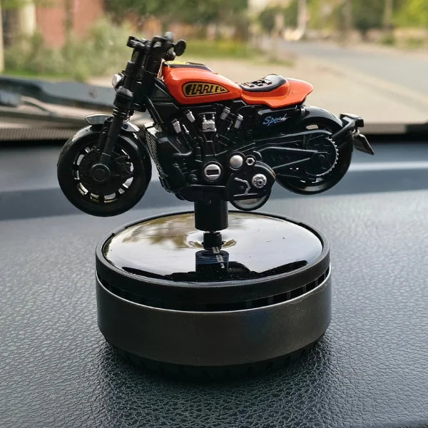 Car Dashboard Solar Air Freshener Harley Davidson with Refill Perfume