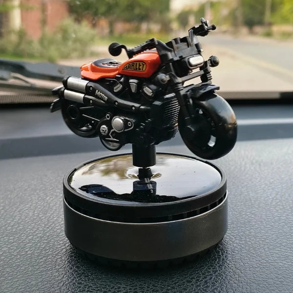 Car Dashboard Solar Air Freshener Harley Davidson with Refill Perfume