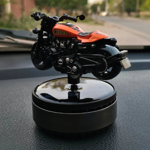 Car Dashboard Solar Air Freshener Harley Davidson with Refill Perfume