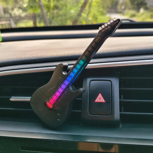Sound Sensor Guitar With Car Diffuser Lamp & Perfume