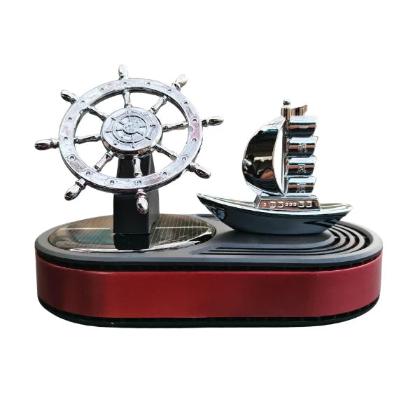 Car Dashboard Solar Air Freshener Ship with Refill Perfume