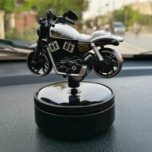 Car Dashboard Solar Air Freshener Harley Davidson with Refill Perfume