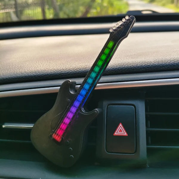 Sound Sensor Guitar With Car Diffuser Lamp & Perfume