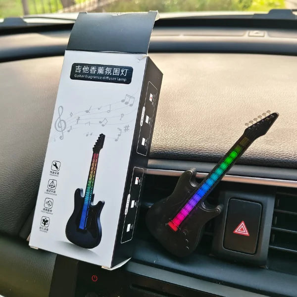 Sound Sensor Guitar With Car Diffuser Lamp & Perfume