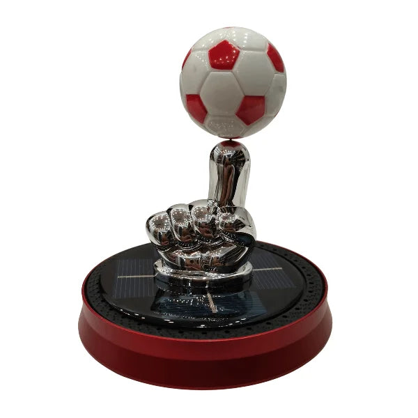 Car Dashboard Solar Air Freshener Football with Refill Perfume