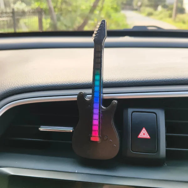 Sound Sensor Guitar With Car Diffuser Lamp & Perfume