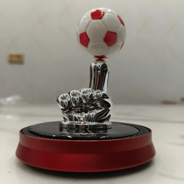 Car Dashboard Solar Air Freshener Football with Refill Perfume