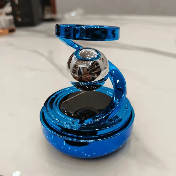 Car Dashboard Solar Air Freshener with Refill Perfume