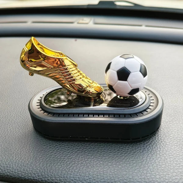 Car Dashboard Solar Air Freshener Soccer with Refill Perfume