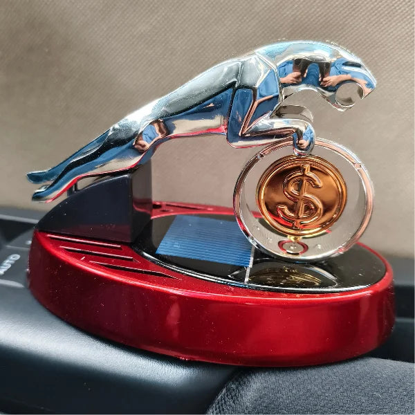 Car Dashboard Solar Air Freshener Lion with Refill Perfume