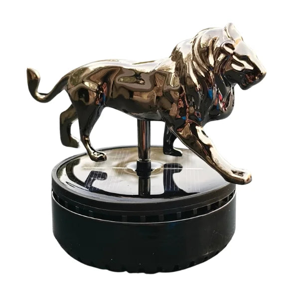 Car Dashboard Solar Air Freshener Lion with Refill Perfume