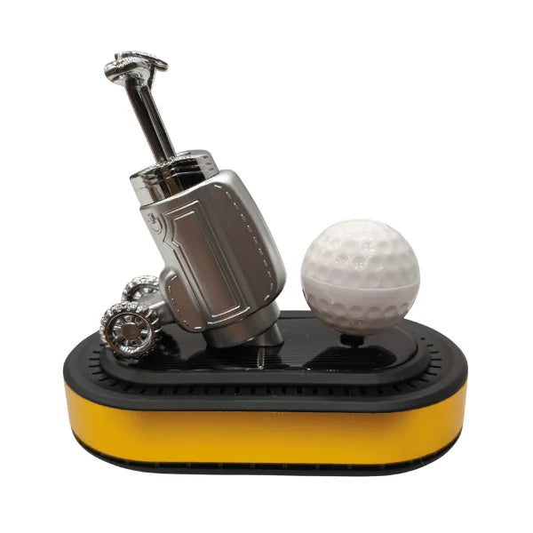 Car Dashboard Solar Air Freshener Golf Ball & Stick with Refill Perfume