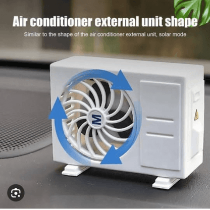 Solar Car Air Freshener Mini Air Conditioner