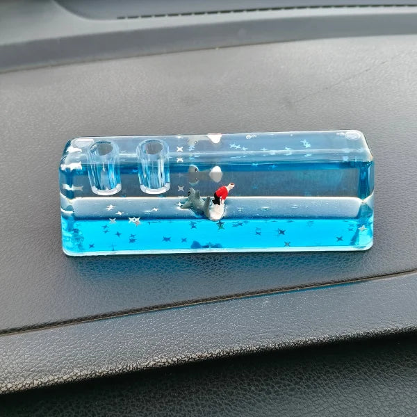 Car Dashboard Decoration Glass Ocean