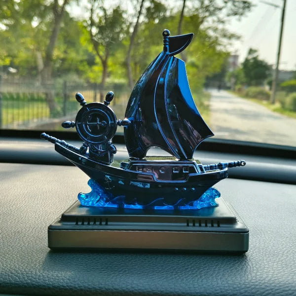 Car Dashboard Solar Air Freshener Ship with Refill Perfume