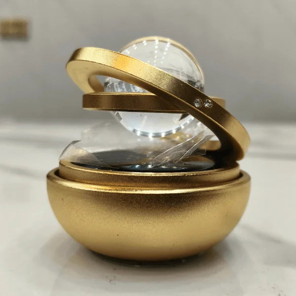 Car Dashboard Solar Air Freshener with Refill Perfume