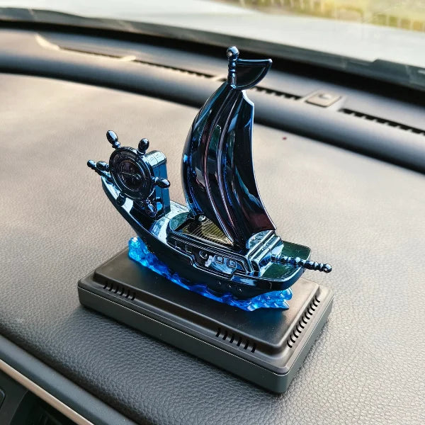 Car Dashboard Solar Air Freshener Ship with Refill Perfume
