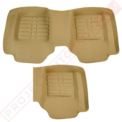 Honda City Beige Color 5D Floor Mats 2009-2022