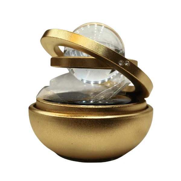 Car Dashboard Solar Air Freshener with Refill Perfume