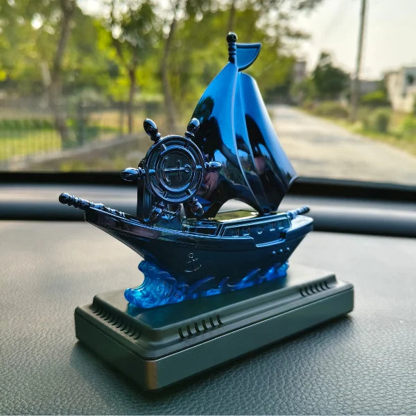 Car Dashboard Solar Air Freshener Ship with Refill Perfume