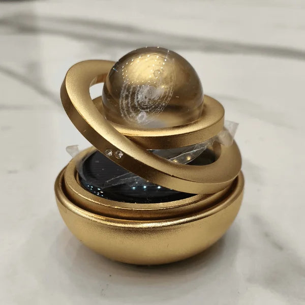 Car Dashboard Solar Air Freshener with Refill Perfume