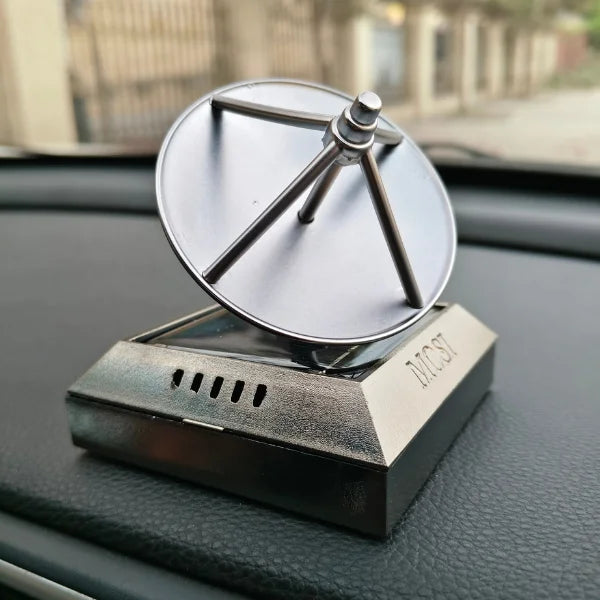 Car Dashboard Solar Air Freshener with Refill Perfume