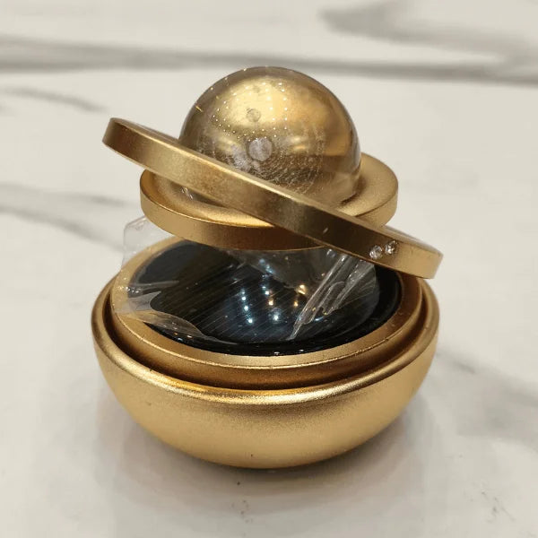 Car Dashboard Solar Air Freshener with Refill Perfume