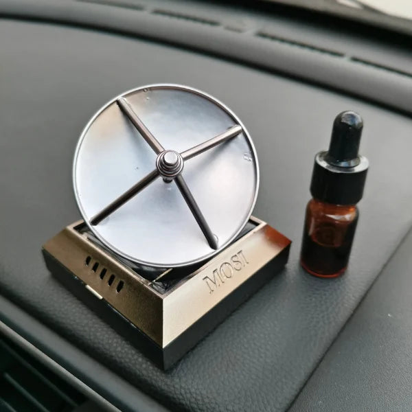Car Dashboard Solar Air Freshener with Refill Perfume