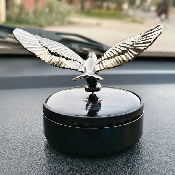 Car Dashboard Solar Air Freshener Eagle with Refill Perfume
