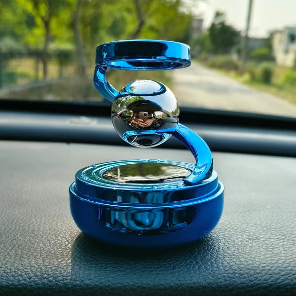 Car Dashboard Solar Air Freshener with Refill Perfume