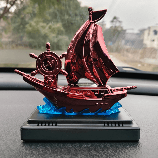 Car Dashboard Solar Air Freshener Ship with Refill Perfume