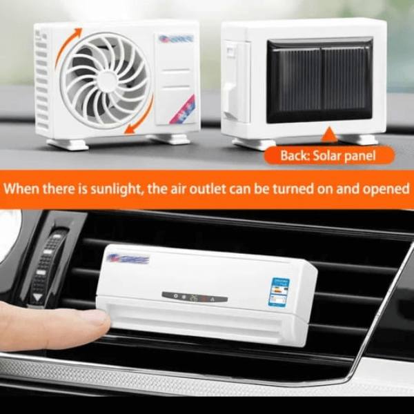 Solar Car Air Freshener Mini Air Conditioner