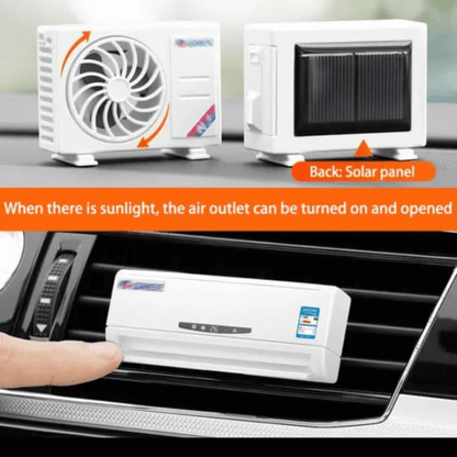 Solar Car Air Freshener Mini Air Conditioner