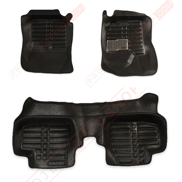 Honda BRV 5D All Black Car Floor Mats 2017-2021